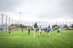 Mecz pokazowy podczas otwarcia nowego kompleksu sportowego Politechniki Rzeszowskiej,