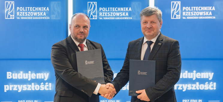 Od lewej: M. Marczewski, prof. P. Koszelnik,